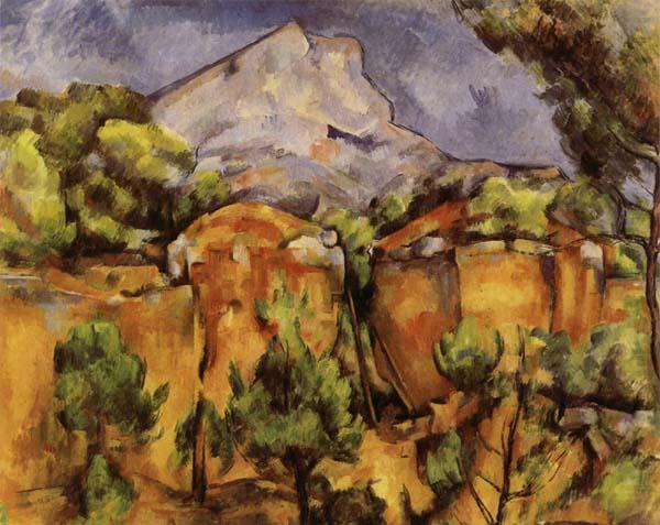 Paul Cezanne Mont Sainte-Victoire Seen from Bibemus china oil painting image